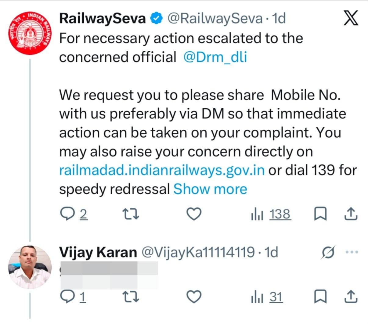 indore una express first ac coach rat bites elderly passenger nose.