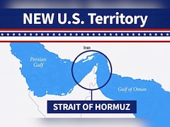 Trump Declares Strait Of Hormuz 'New US Territory', Shares Map To Claim Crucial Oil Route