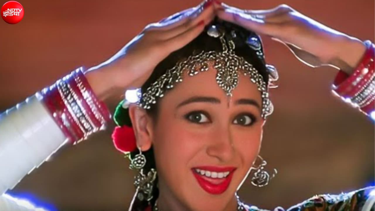 बंजारन लुक में करिश्मा कपूर ने 26 साल पहले किया था ऐसा डांस, एआर रहमान का म्यूजिक ने बनाया कल्ट, कविता कृष्णमूर्ति की आवाज का जादू