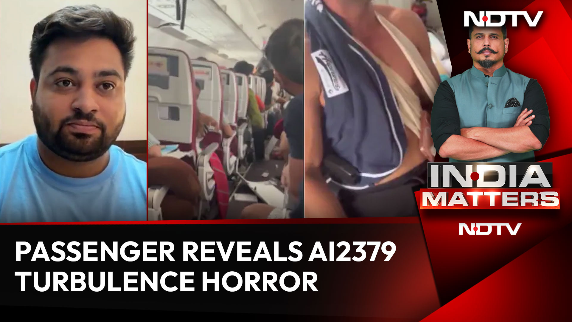 Passenger Reveals AI2379 Turbulence Horror: 'People Were Bleeding, Crying'