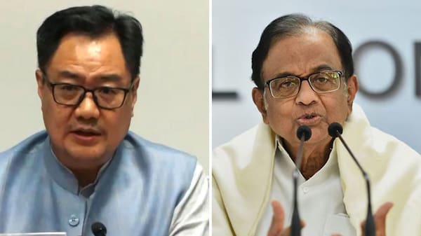 Kiren Rijiju Shares 'Dimagi Naxals' List. 'Proud To Be,' Says P Chidambaram