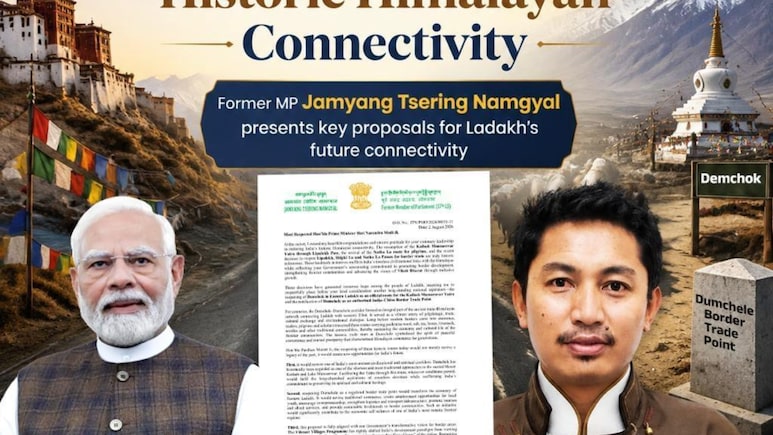 Ex-MP Urges PM To Revive Demchok-Dumchele Corridor To Boost Ladakh Economy