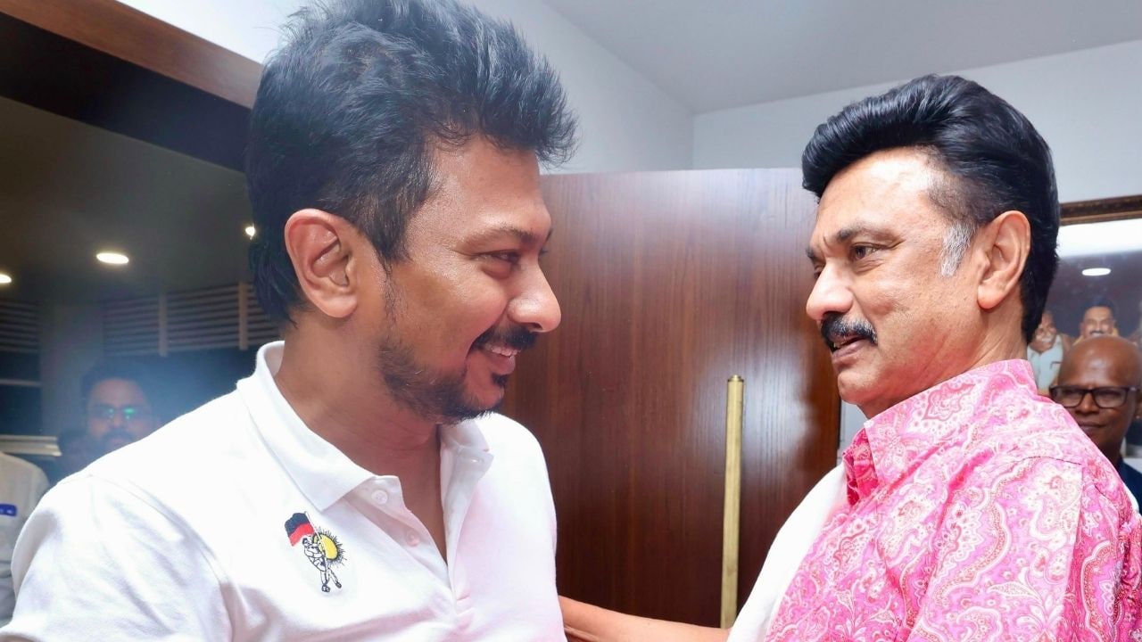 "I'm Son Of MK Stalin": Udhayanidhi Stalin Shares Pic With Father After Release