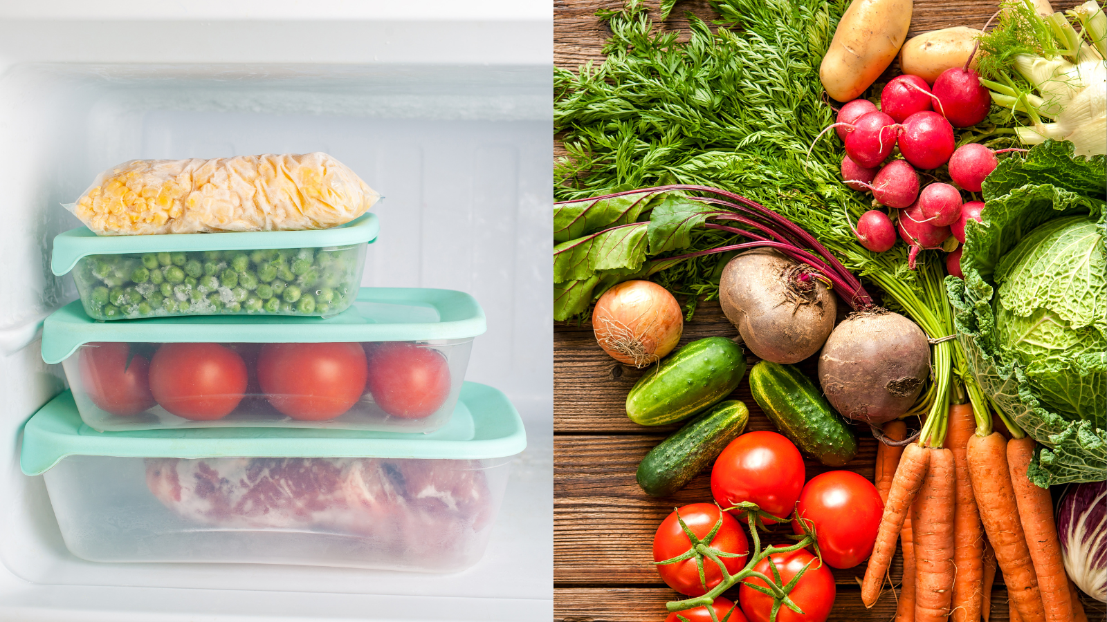 Freezing does not affect all nutrients in vegetables