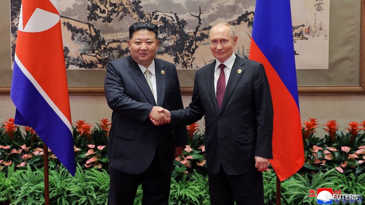 Kim Jong Un Says He's "Proud" Of North Korea-Russia Ties In Letter To Putin