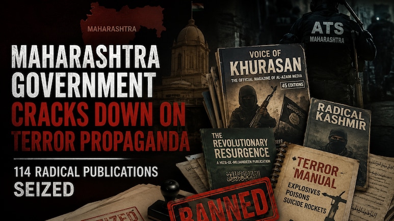 Massive Crackdown On Terror Propaganda In Maharashtra, 114 Radical Publications Banned