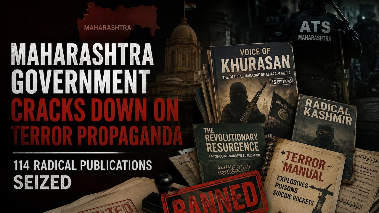 Massive Crackdown On Terror Propaganda In Maharashtra, 114 Radical Publications Banned