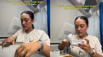 Video: Air Hostess Shows How Cabin Crew Have Their Meals During A Flight