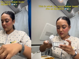 Video: Air Hostess Shows How Cabin Crew Have Their Meals During A Flight