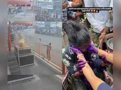 Shivaji Maharaj Statue Targeted In Pune: Woman Allegedly Throws Slipper, Stones; Locals Confront Her