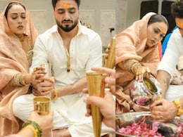 <i>Dhurandhar</i> Singer Afsana Khan Gets Trolled For Taking Part In Shivling <i>Rudrabhishek</i> Ritual