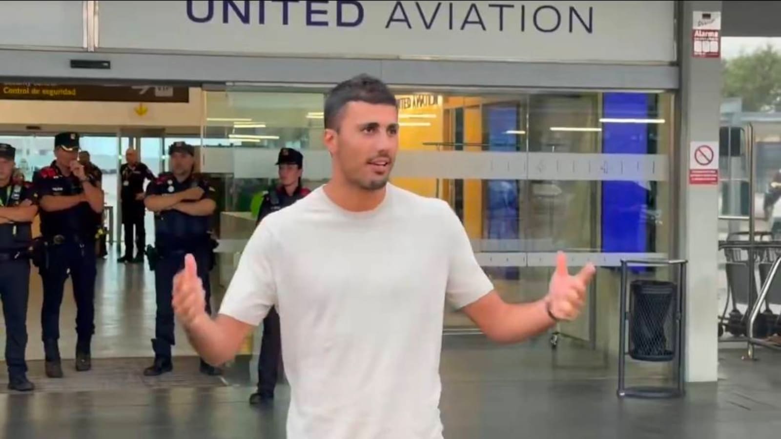 Rodri Arrives At Barcelona To Complete Dream Move