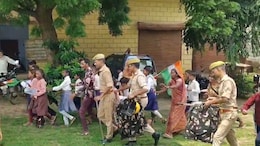Video: In Uttar Pradesh's Hamirpur, Gen Alpha Protests For A Road To School