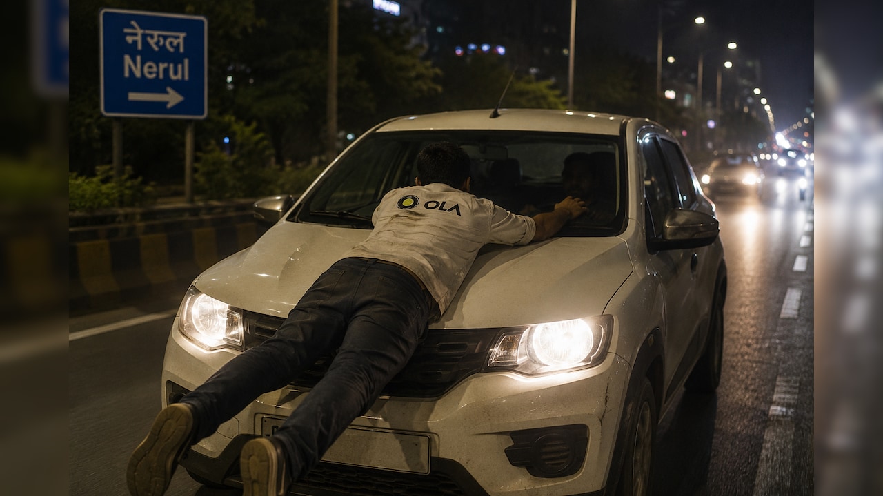 Navi Mumbai Road Rage: Ola Driver Attacked And Dragged On Bonnet For 2 Km In Nerul