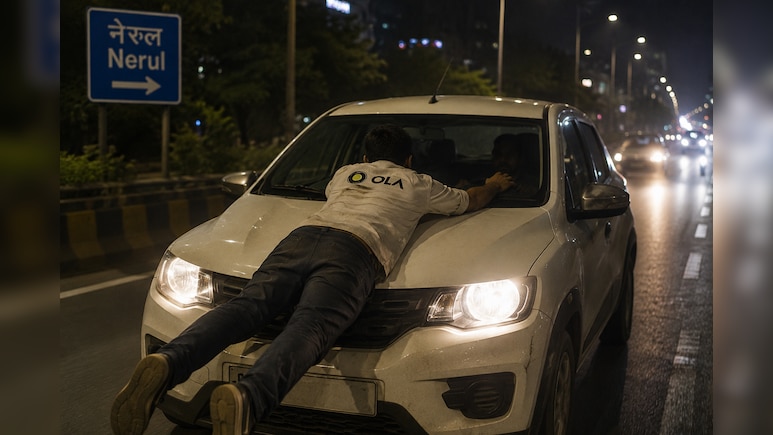 Navi Mumbai Road Rage: Ola Driver Attacked And Dragged On Bonnet For 2 Km In Nerul