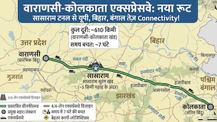 वाराणसी कोलकाता एक्सप्रेसवे का रूट बदलेगा, सासाराम में बनेगी लंबी टनल, यूपी, बिहार, बंगाल तक 4 राज्यों में हाईस्पीड कनेक्टिविटी