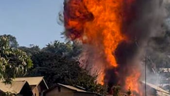 Manipur Violence: Armed Miscreants Burn Down Several Houses In Naga Village In Kangpokpi