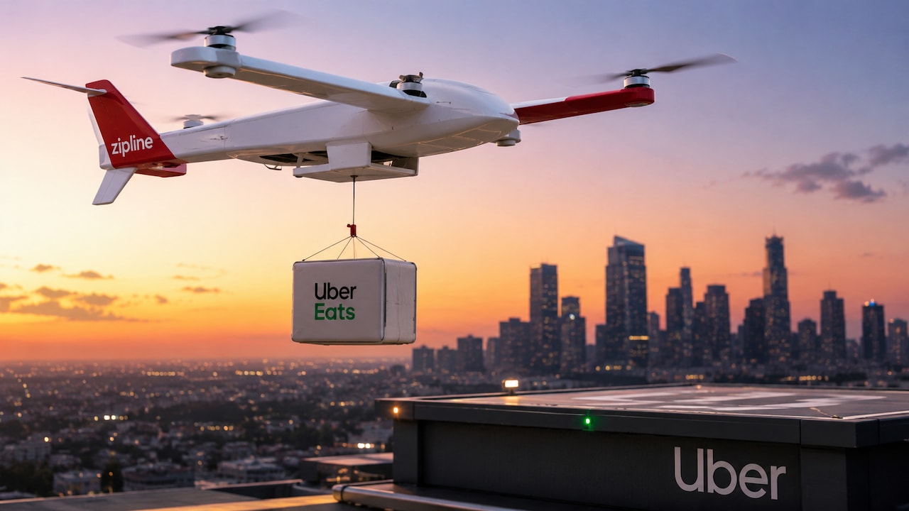 Food Deliveries Via Drone Soon: Uber Eats Ties Up With Zipline, Eyes 1 Million Daily Drop-Offs