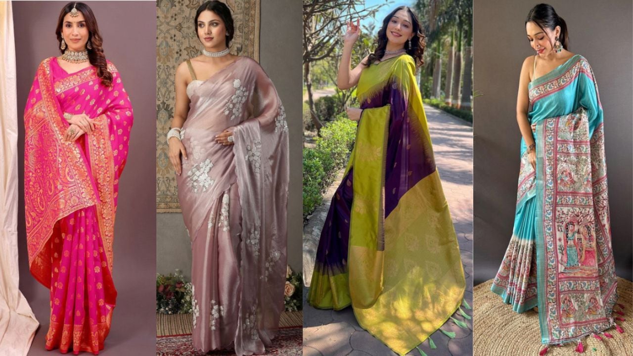 नई दुल्हन से स्टाइलिश भाभी तक, Rakhi 2026 के लिए Myntra Festive Bash में ₹2000 से कम की 5 खूबसूरत साड़ियां