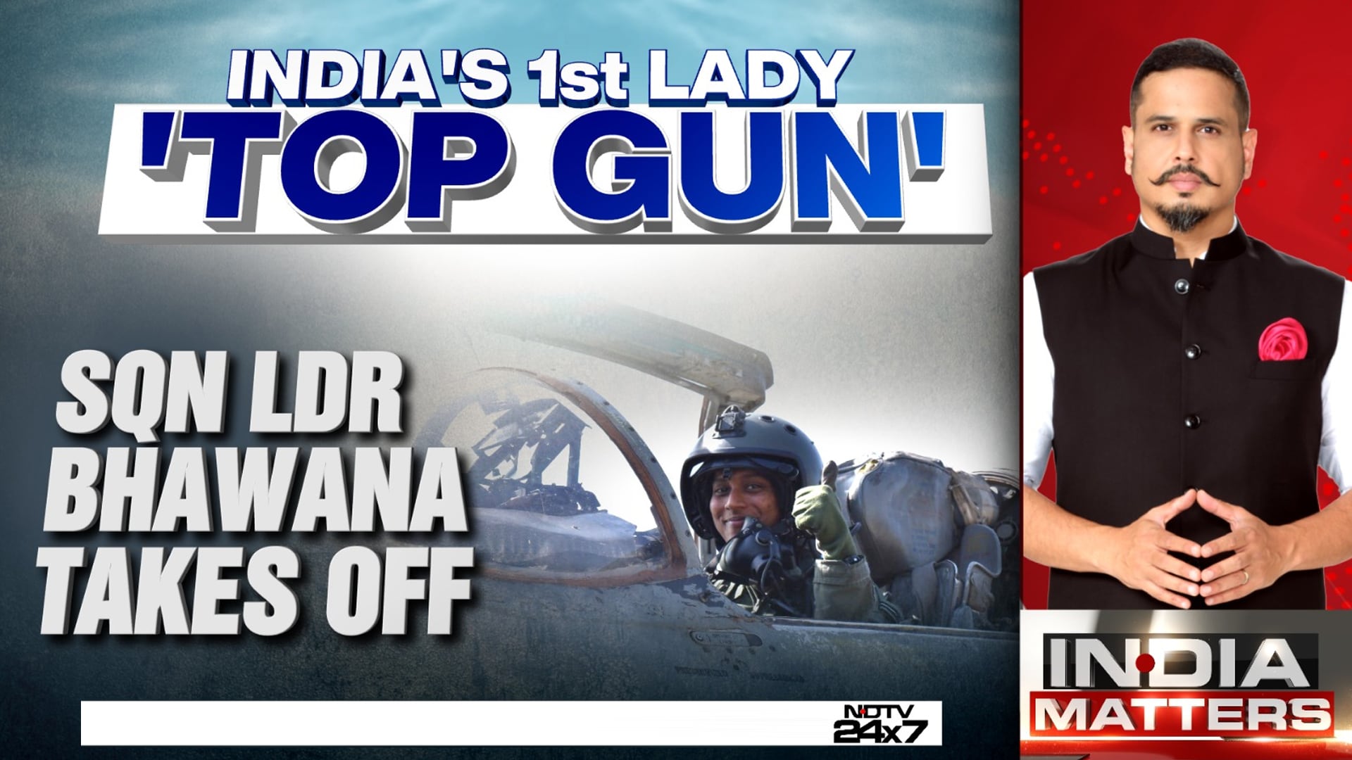 Squadron Leader Bhawana Kanth Becomes India's First Woman Fighter Combat Leader