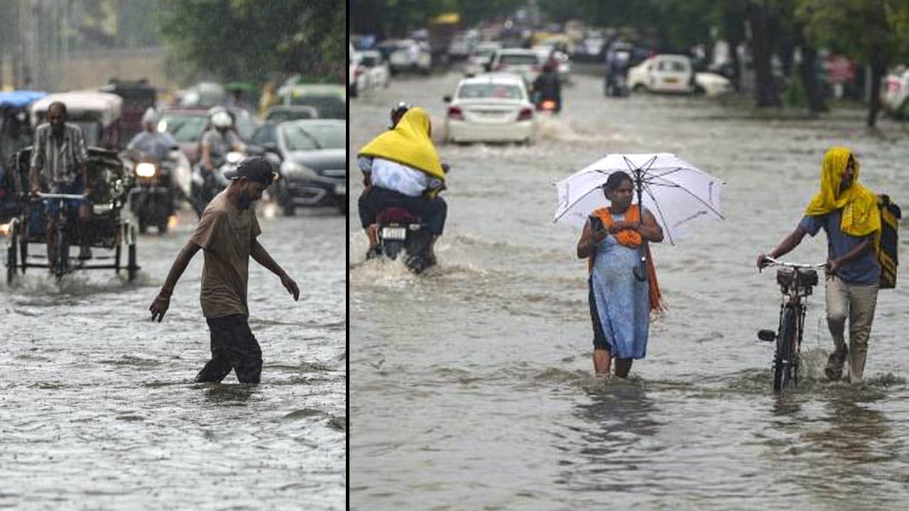 Rain Fury Hits Prayagraj, Waterlogging Paralyses Daily Life