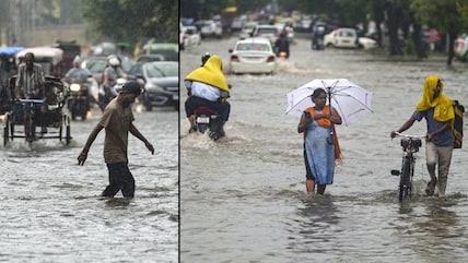 Rain Fury Hits Prayagraj, Waterlogging Paralyses Daily Life