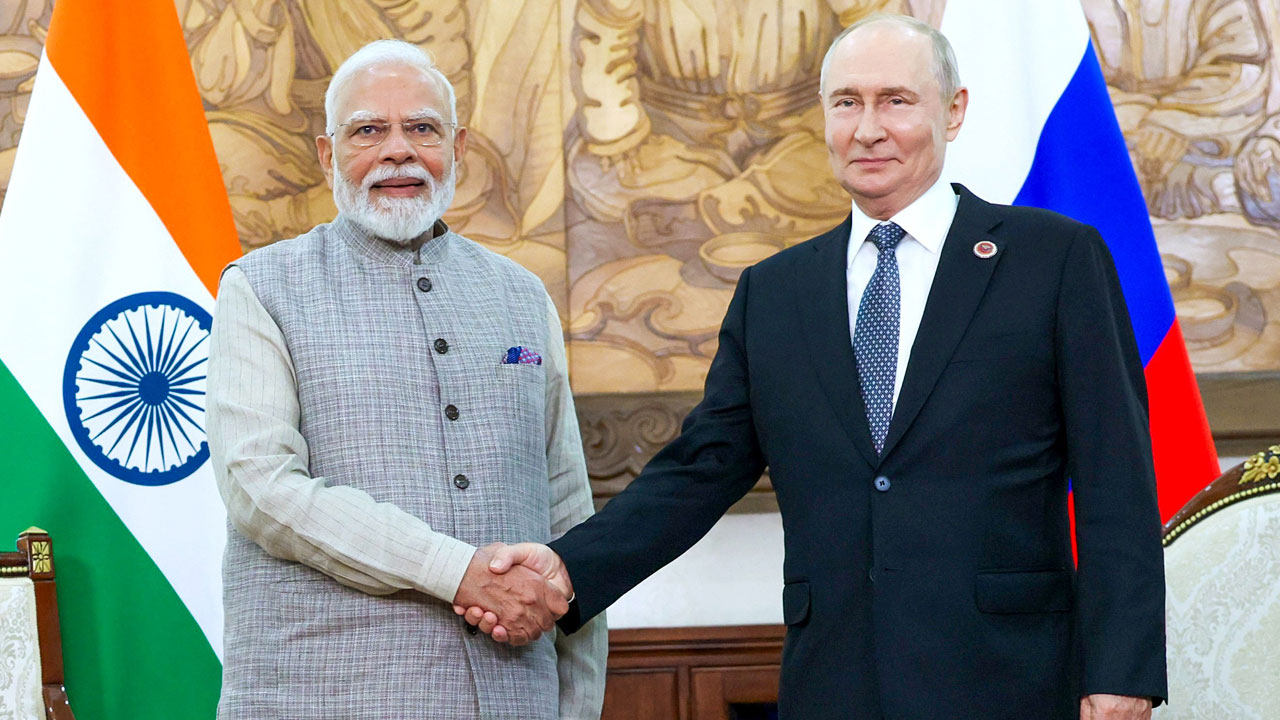 PM Modi-Putin Handshake Signals New Defence Chapter In Ties