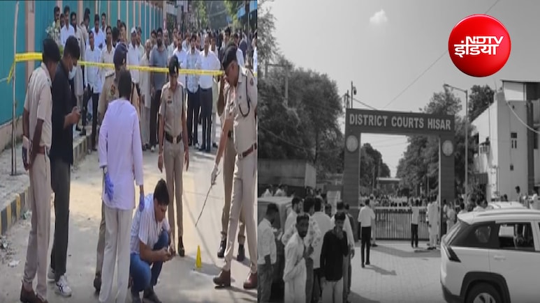 हिसार कोर्ट में गैंगस्टर विनोद पानू की हत्या; लॉरेंस बिश्नोई गैंग ने ली जिम्मेदारी, 15 से 20 राउंड फायरिंग