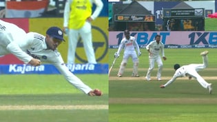 This Shubman Gill Catch In 1st India vs England Test Needs To Be Seen To Be Believed. Video