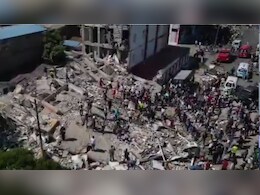 ह&zwj;िलती सड़कें-भागते लोग... हर तरफ तबाही का मंजर; कोलंब&zwj;िया में व&zwj;िनाशकारी भूकंप के भयानक VIDEOS