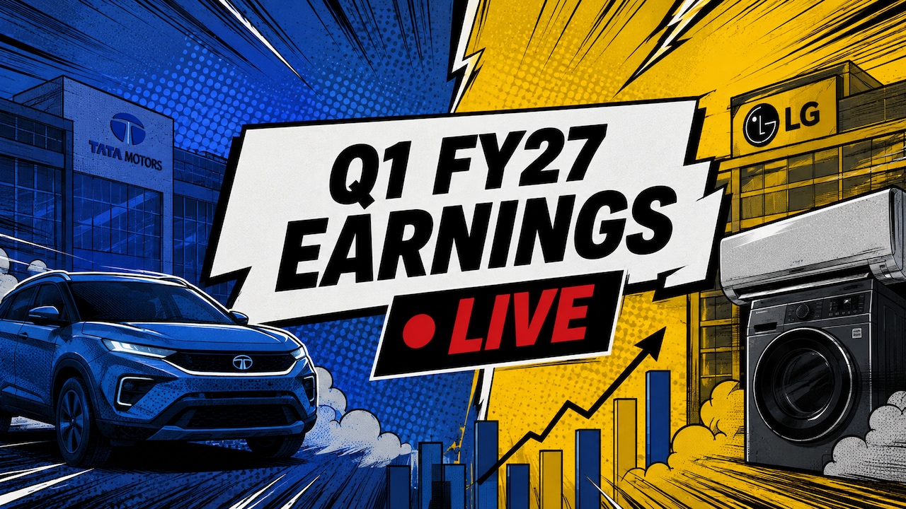 Q1 Results Live: Tata Motors PV, LG Electronics India, Max Healthcare, Jubilant FoodWorks, IGL, Honasa Consumer Earnings In Focus