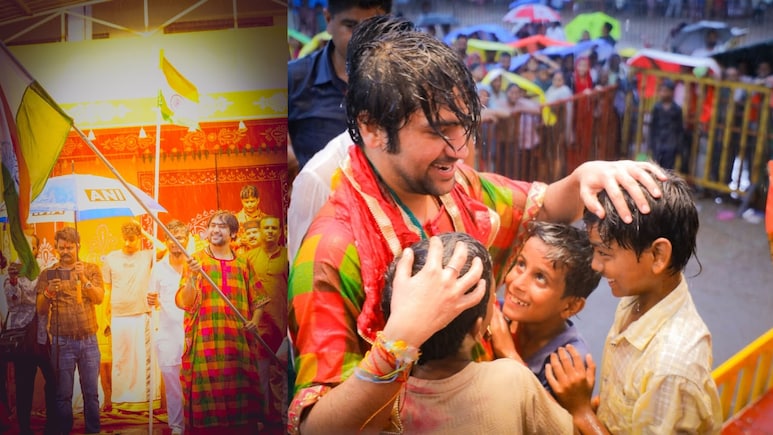 बारिश के बीच निकली बागेश्वर महाराज की भव्य तिरंगा यात्रा, झंडा ऊंचा रहे हमारा के नारों से गूंज उठा छतरपुर