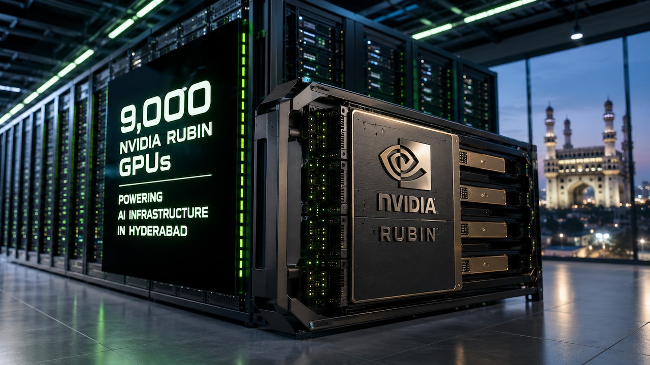 $8 Billion AI Bet: AM Intelligence Orders 9,000 Nvidia Rubin GPUs For Hyderabad