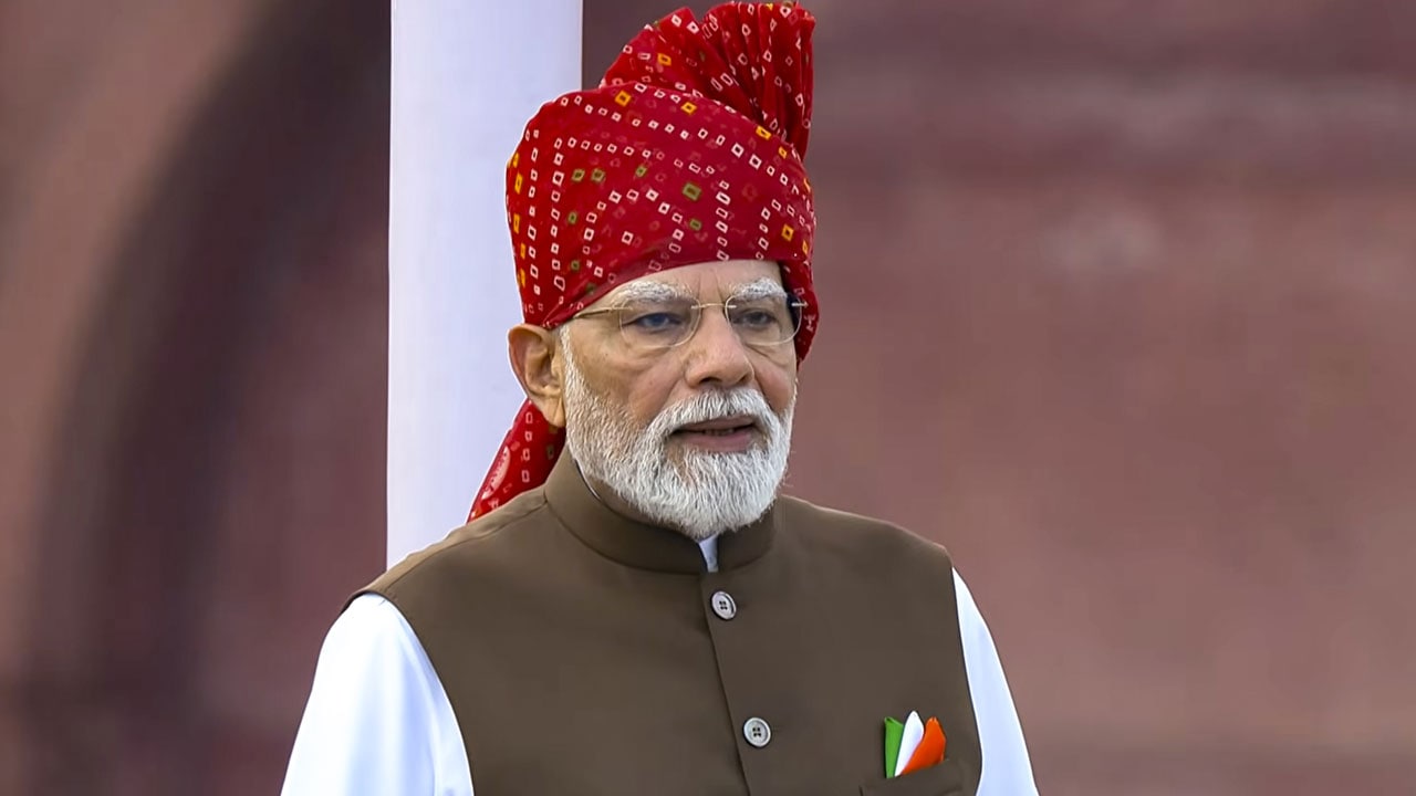 PM Modi Addresses Nation From Red Fort On 80th Independence Day