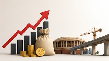 India's Fiscal Deficit Widens To 26.8% Of FY27 Target; Capex Rises To Rs 4.5 Lakh Crore