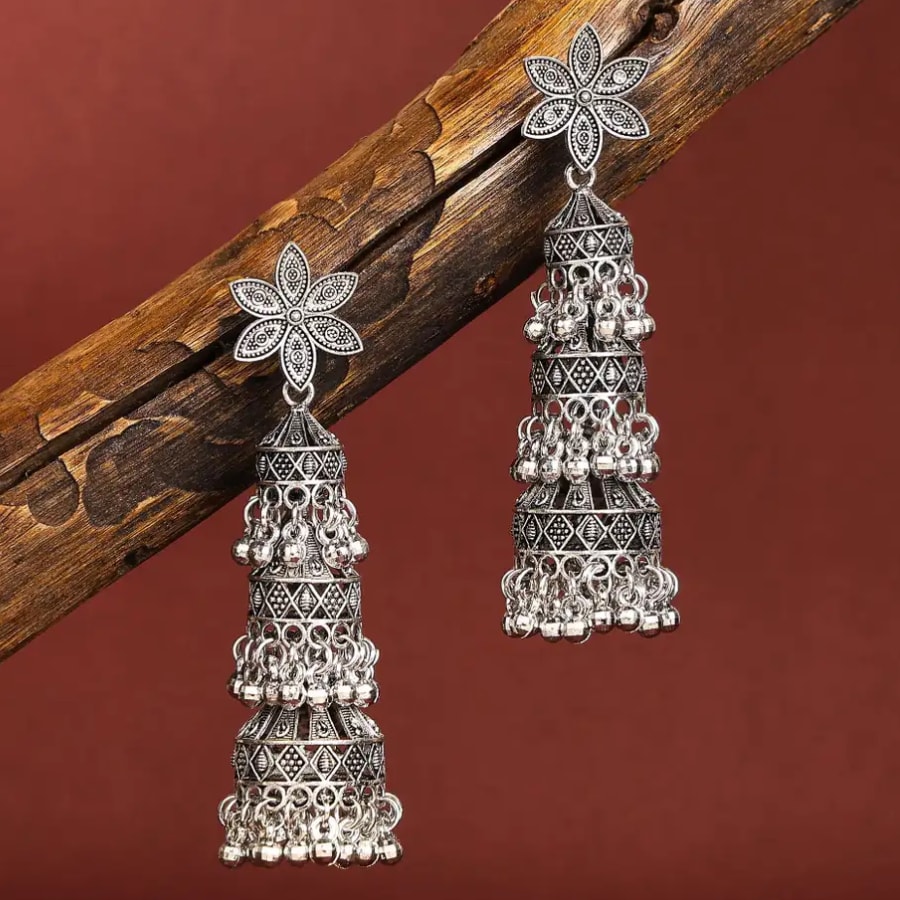 Click here to buy: KRYTHIA FASHION Alloy Jhumki Earring, Drops & Danglers Click here to buy: KRYTHIA FASHION Alloy Jhumki Earring, Drops & Danglers