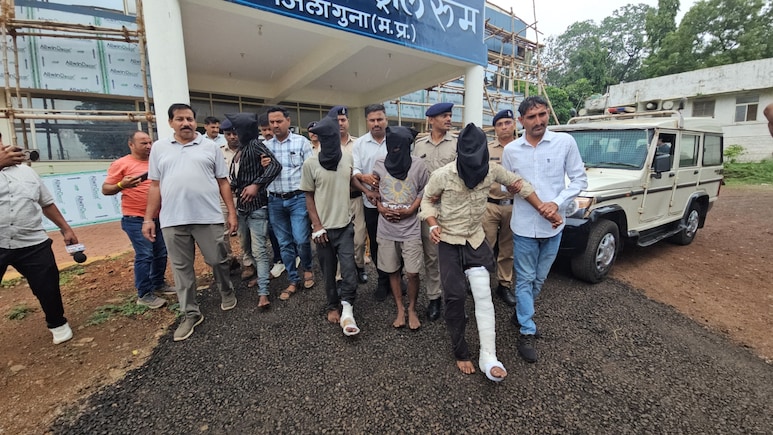 गुना में कपल पर हमला: जंगल में घसीटकर लूटपाट, युवती से रेप का प्रयास, 5 आरोपी गिरफ्तार