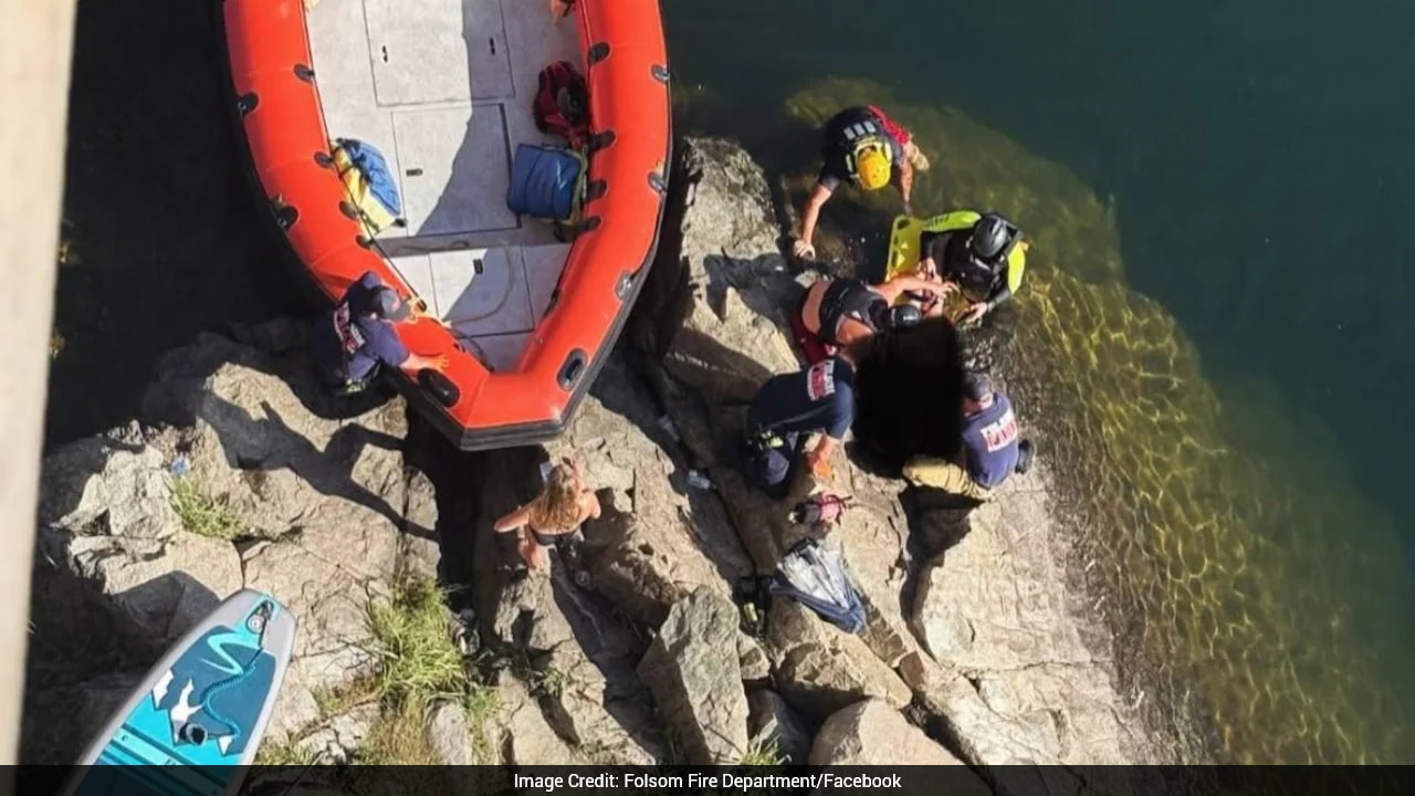 Teen Rescued After Bridge Jump Leaves Her Stranded On Rocks In California