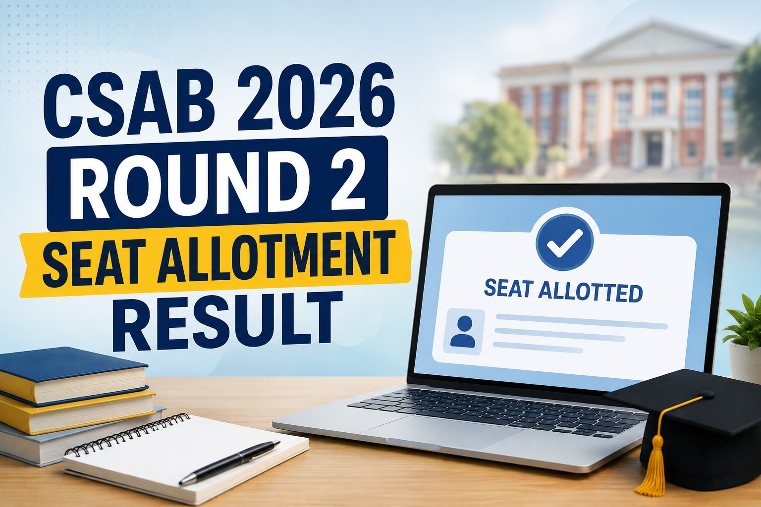 CSAB 2026 Allotment Result; Direct Link, How to Check Allotted Seat and College?