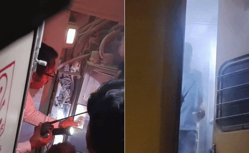 VIDEO: चलती ट्रेन के AC कोच में लगी आग, यात्रियों में मची चीख-पुकार; इटारसी में पेंचवैली एक्सप्रेस में हादसा