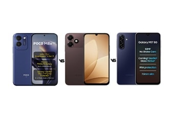 Poco M8x 5G vs Oppo A6c vs Samsung Galaxy M17 5G: जानें ₹20 हजार में कौन सा है बेस्ट?