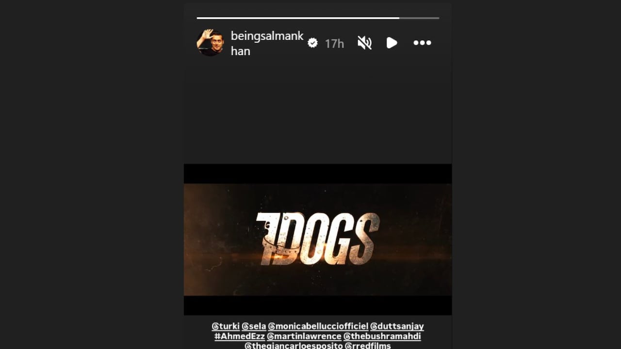 Salman khan shared 7 dogs release date Salman khan shared 7 dogs release date