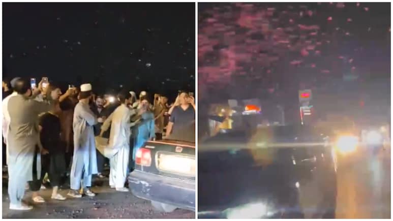 Imran Khan's Supporters Line Route, Shower Flowers As Ex-Pakistan PM Is Moved To Hospital