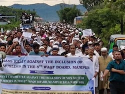 Protests In Manipur Over Inclusion Of 2 Non-Muslim Members In Waqf Board
