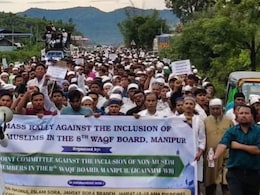 Protests In Manipur Over Inclusion Of 2 Non-Muslim Members In Waqf Board
