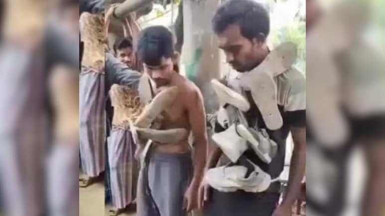 चोरी की इस सजा को देख याद आ जाएगी...फिल्म 'शोले', जैसे गब्बर ने बसंती को दी थी सजा, वीडियो वायरल