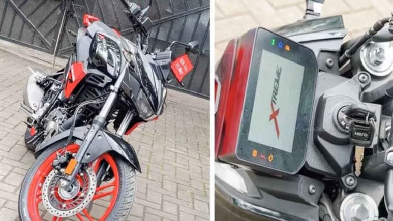 Updated Hero Xtreme 125R Spotted With TFT Instrument Cluster