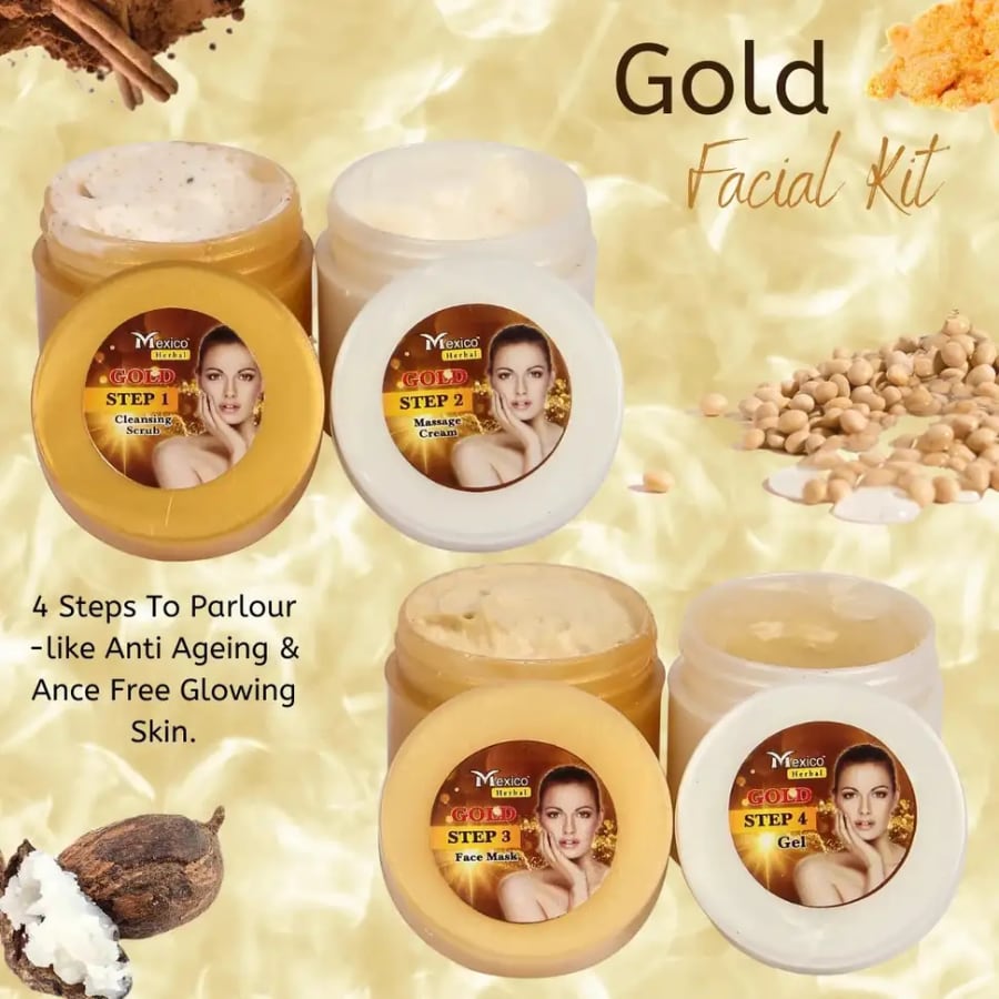 Click here to buy: MEXICO HERBS Gold Facial Kit Click here to buy: MEXICO HERBS Gold Facial Kit