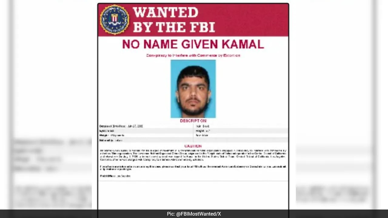 Indian National On FBI's Most Wanted' List Over Lawrence Bishnoi Gang Links