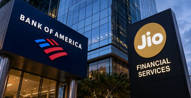 BofA Enters Into JV With Jio Financial, To Buy 49% Stake In Credit Arm